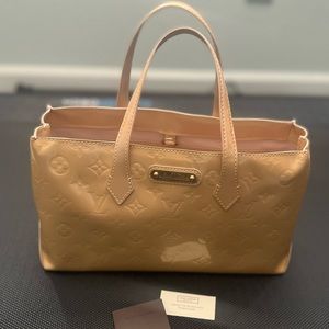 LV WILSHIRE PM Tote Bag Monogram Vernis
